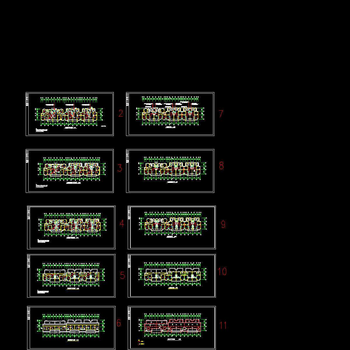 7层住宅楼电气设计.dwg - 1