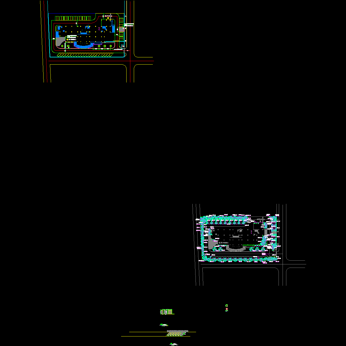 政府部门园林景观设计CAD施工图纸.dwg - 1