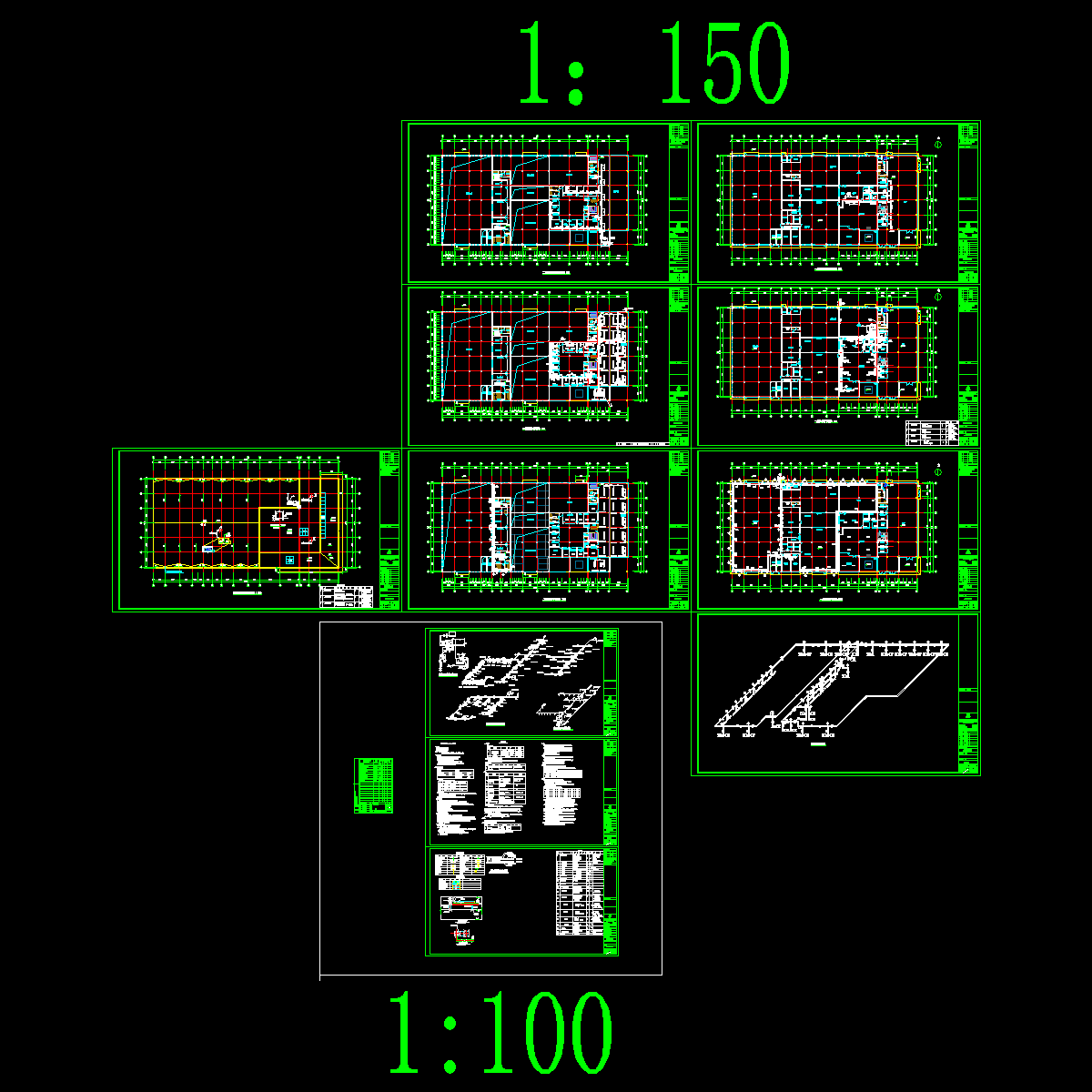 4S店暖通CAD施工图纸.dwg - 1