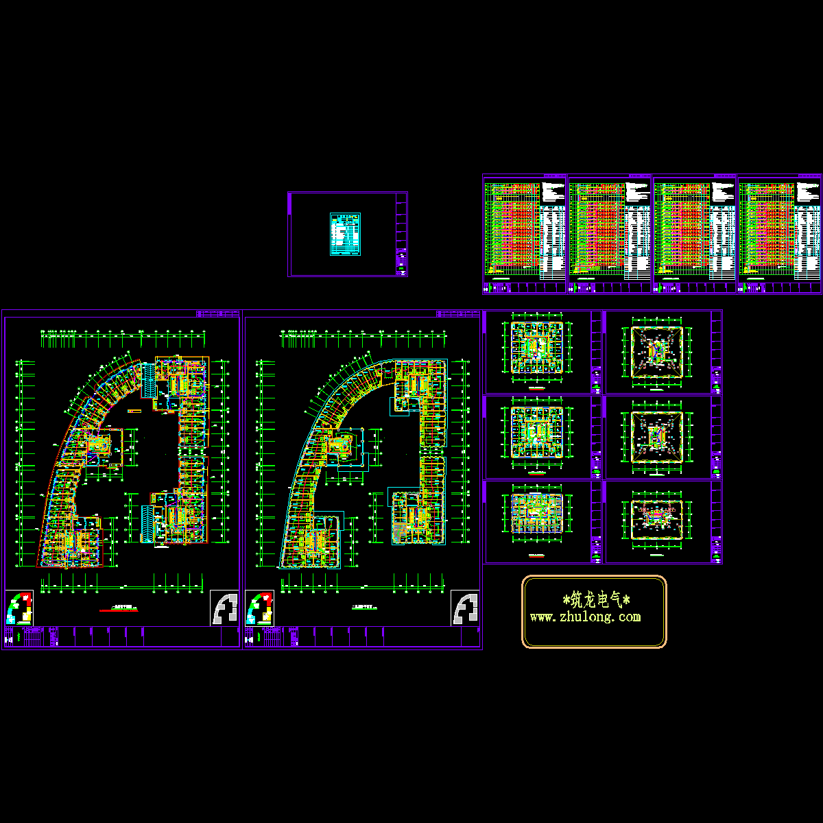 28层写字楼消防电气设计施工图纸（1）.dwg - 1