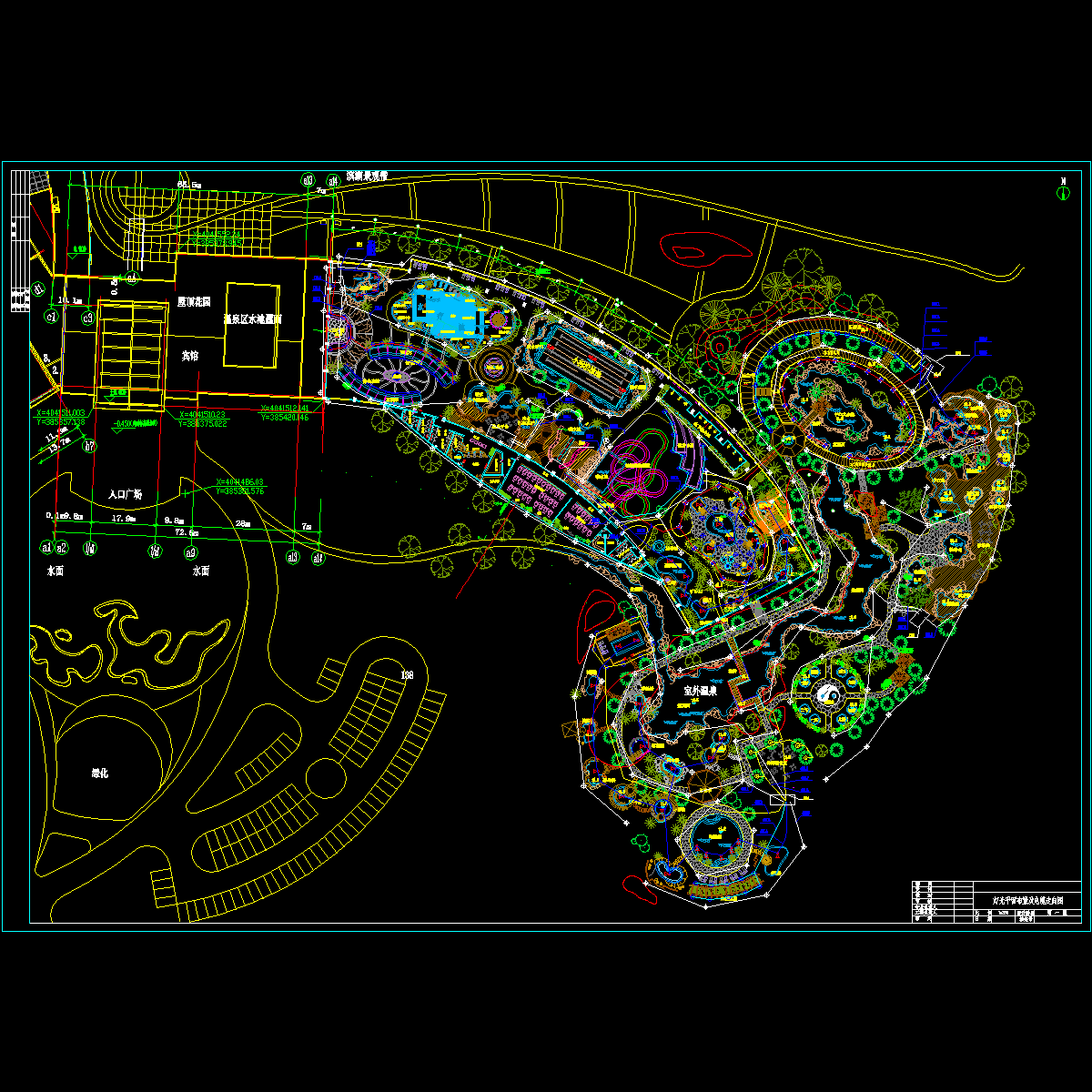 温泉区灯光照明平面图.dwg