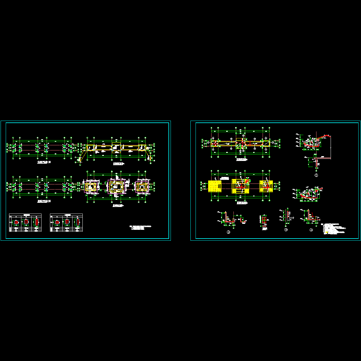 两层门卫房结构设计CAD施工图纸（砌体结构）.dwg - 1