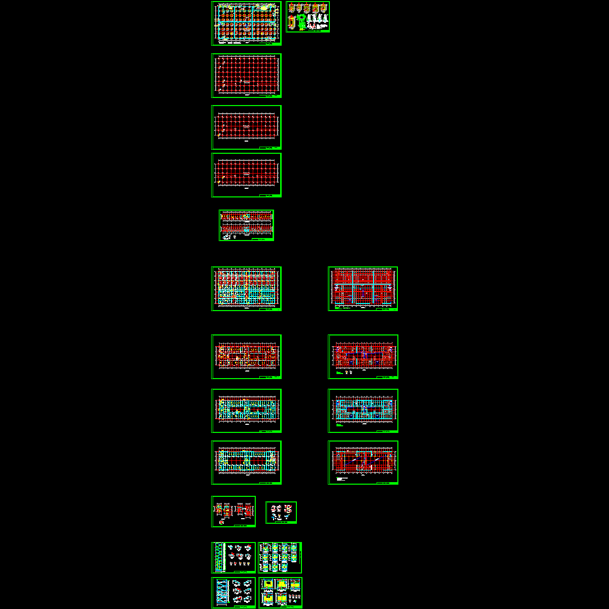 长兴岛广场3#楼结构设计CAD图纸.dwg - 1