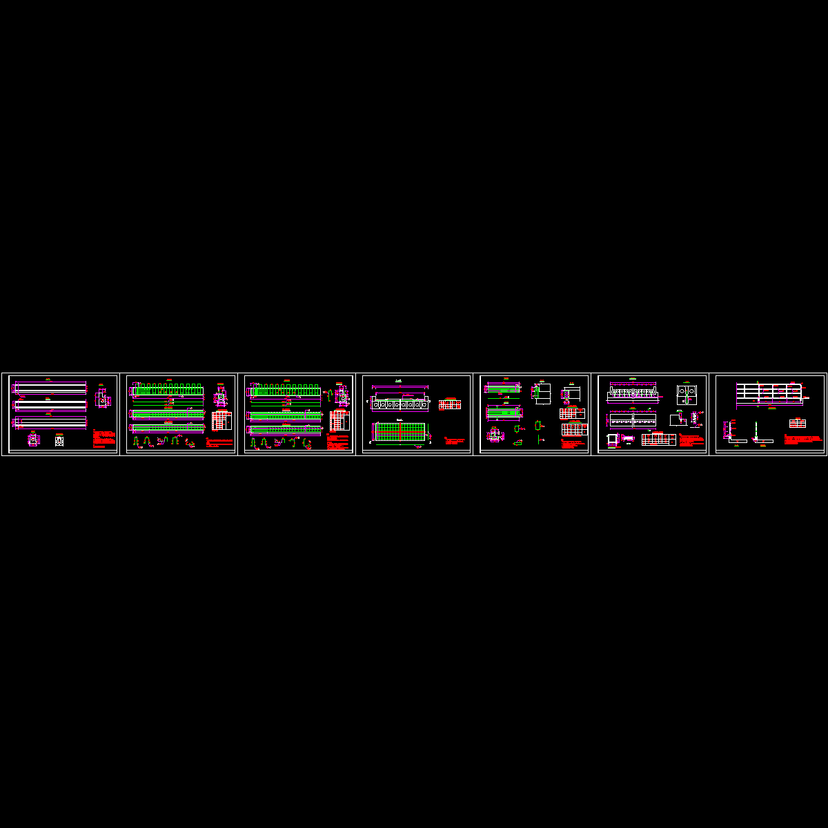 10m钢筋混凝土空心板上部成套CAD设计图纸.dwg - 1