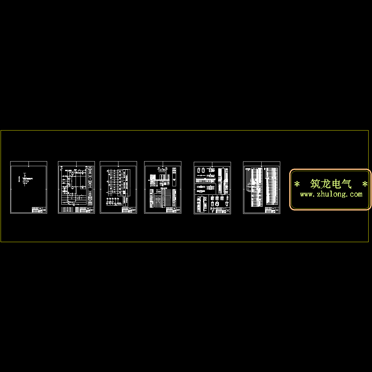 高压馈电柜电气设计CAD图纸，含接线设计.dwg - 1