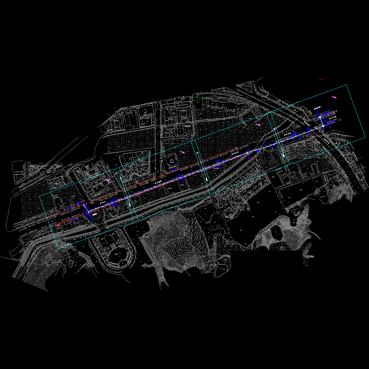 003 体育大道至商业东街污水管道平面图.dwg