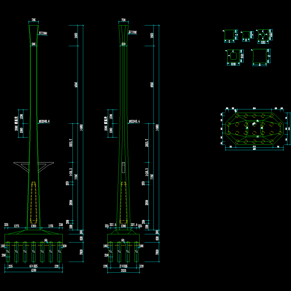 sgt07-2-2-05 索塔一般构造.dwg