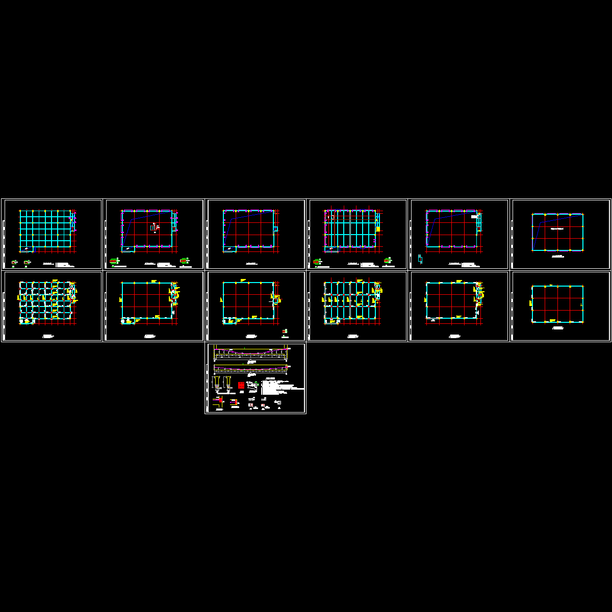 预应力结构设计CAD图纸.dwg - 1