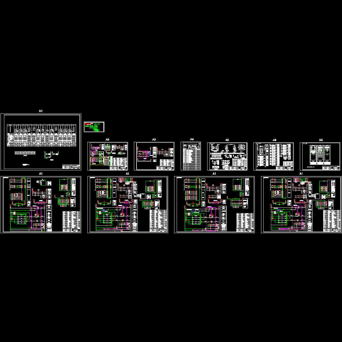 开闭所电气全套设计CAD图纸.dwg - 1