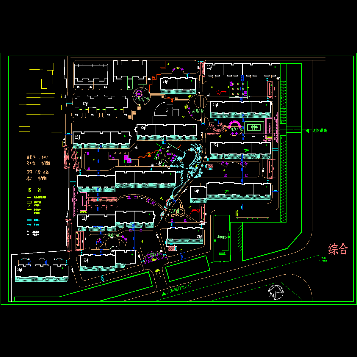 小区环境-小品布置.dwg