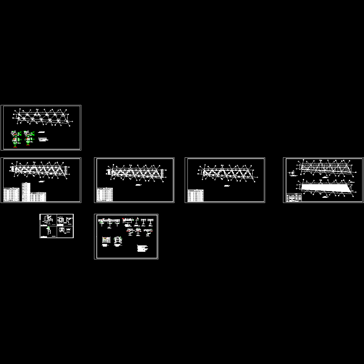 钢桁架结构设计CAD图纸.dwg - 1