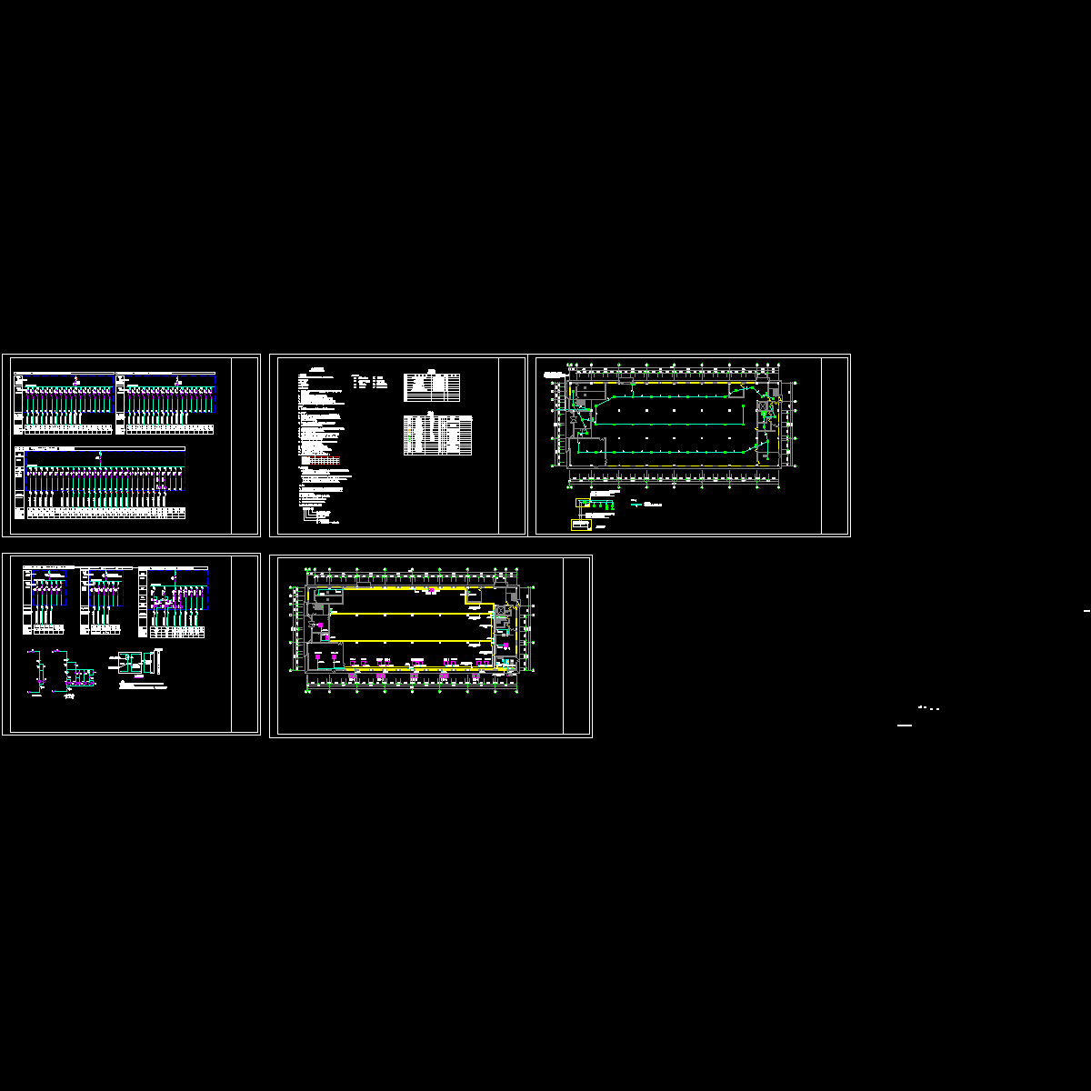 电子厂改造工程电气施工CAD图纸，共5张.dwg - 1