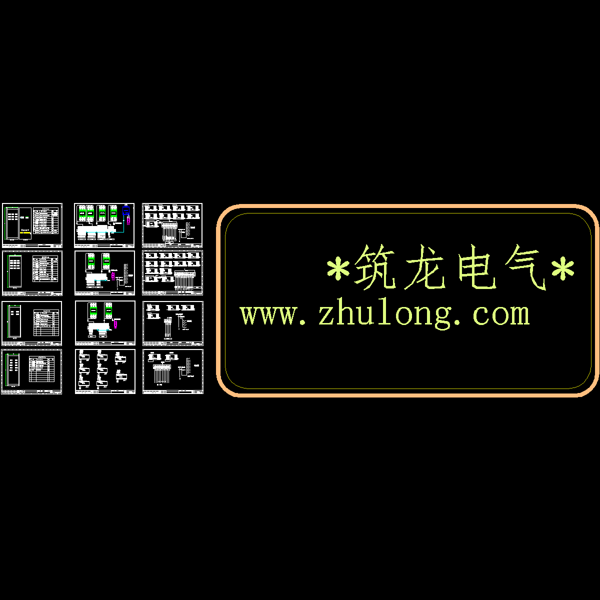 仪表电器原理设计CAD图纸.dwg - 1