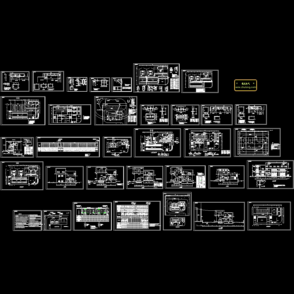 35kV3层变电站电气设计CAD图纸.dwg - 1