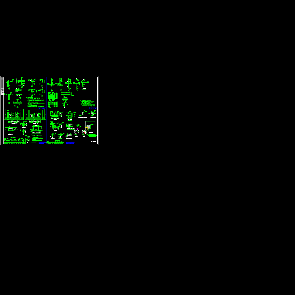 异形柱住宅结构一般构造CAD详图纸.dwg - 1