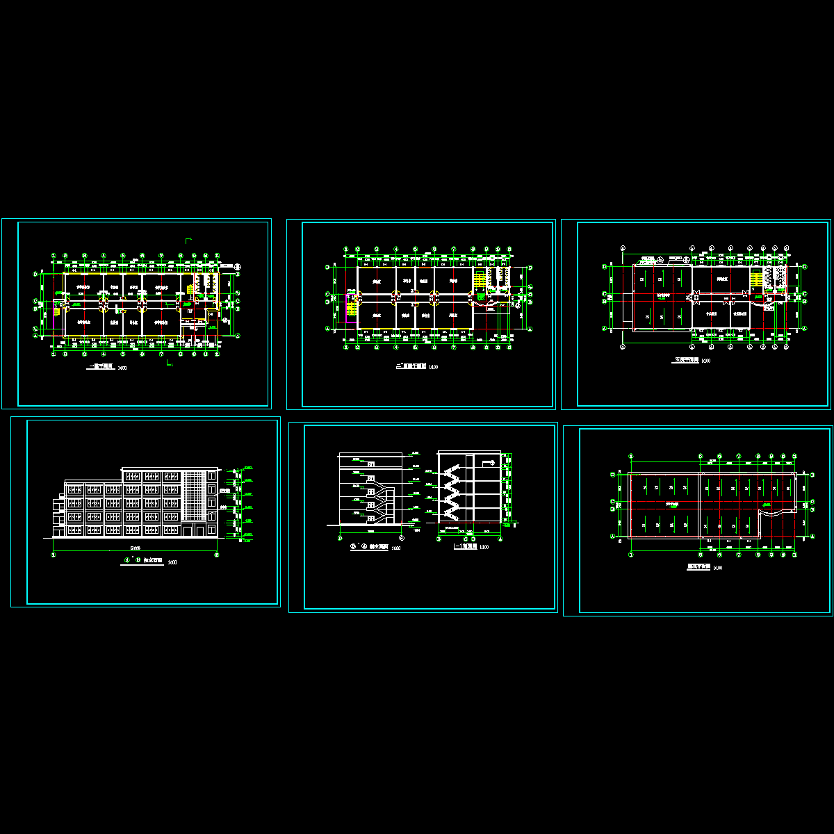 学校科教文艺楼建筑设计方案.dwg - 1