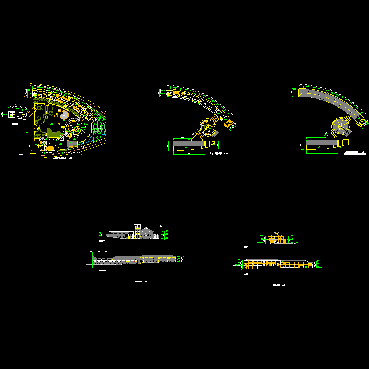 山地3层会所建筑设计方案.dwg - 1