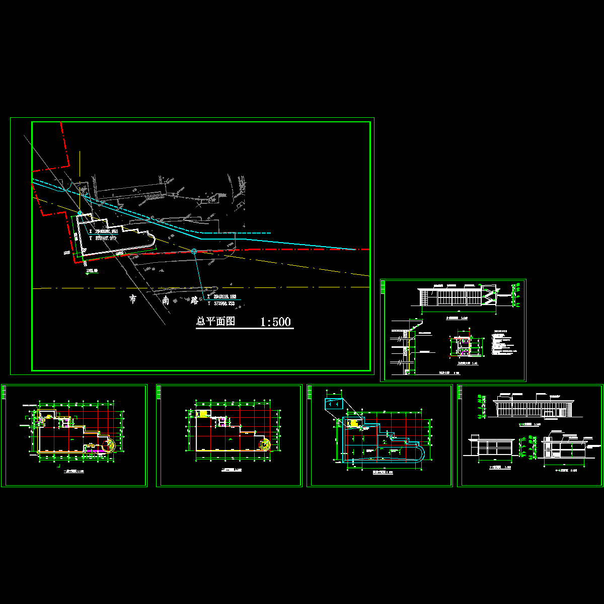 汽车展厅建筑设计方案.dwg - 1