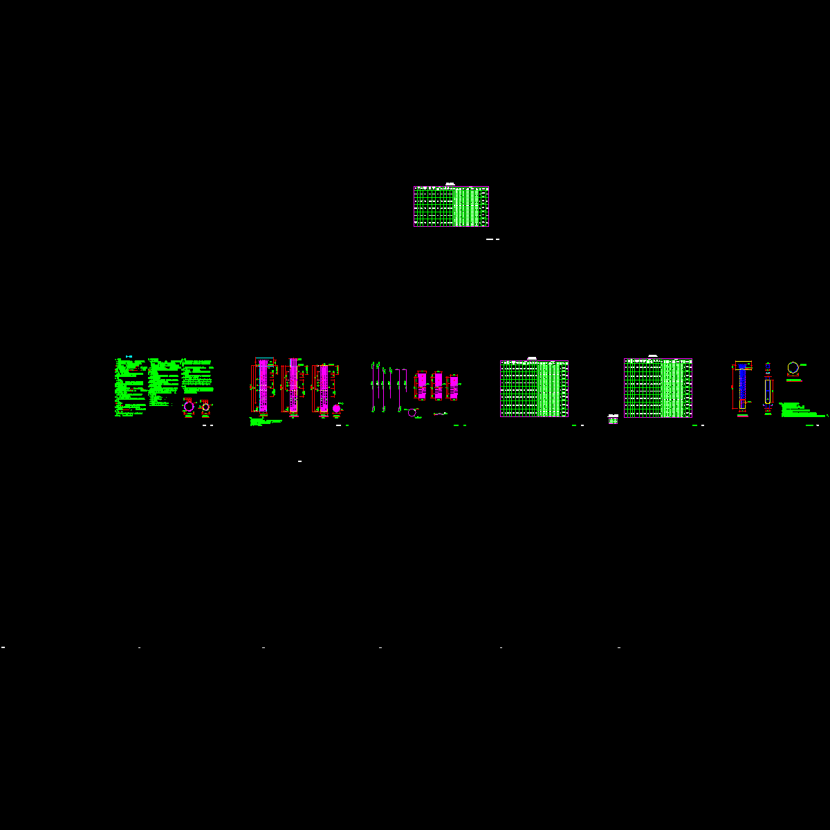 tq1-6 1号天桥桩表.dwg