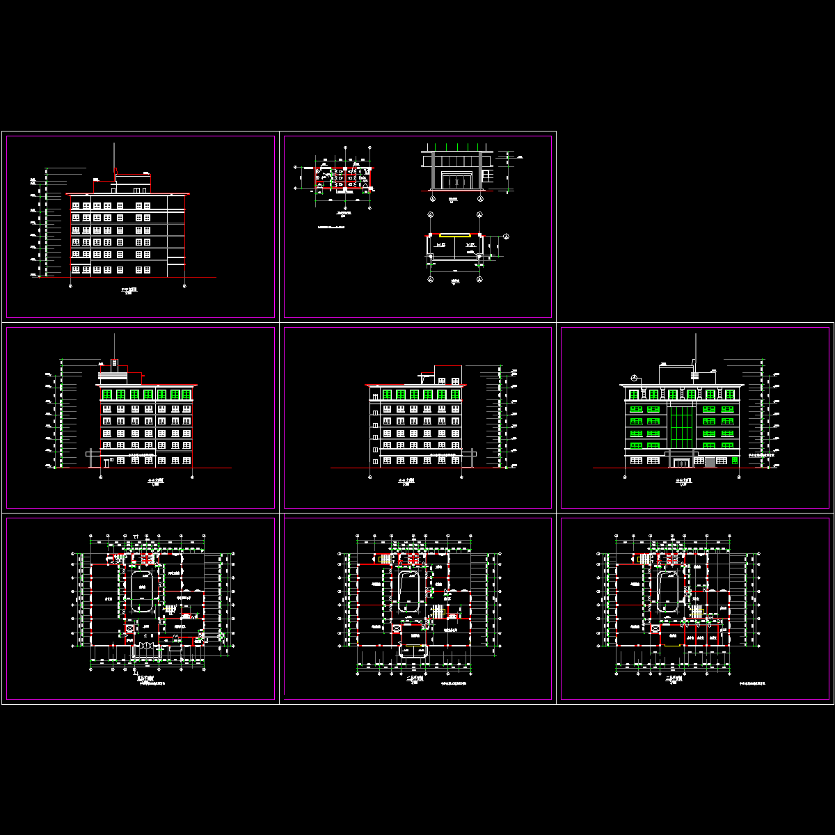 电教楼建筑设计方案.dwg - 1