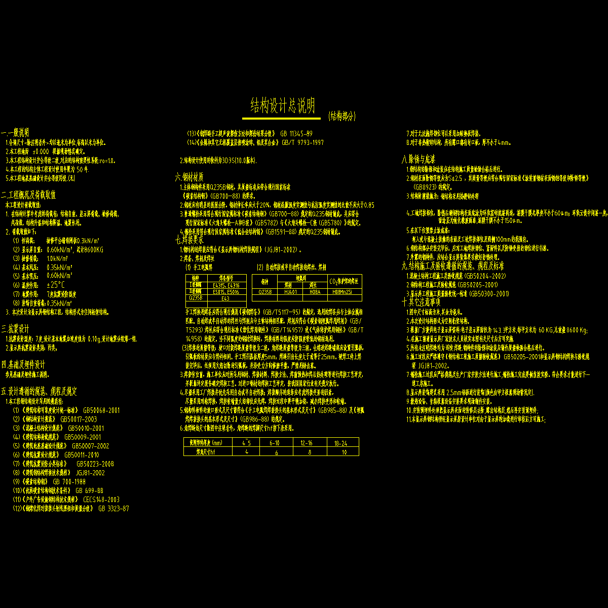 空间桁架结构显示屏结构设计说明.dwg - 1