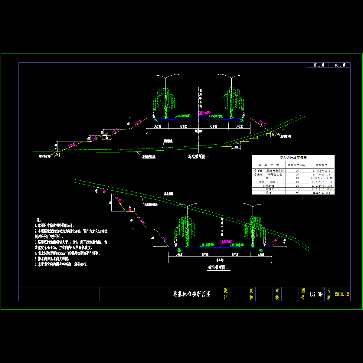 9路基标准横断面设计图.dwg