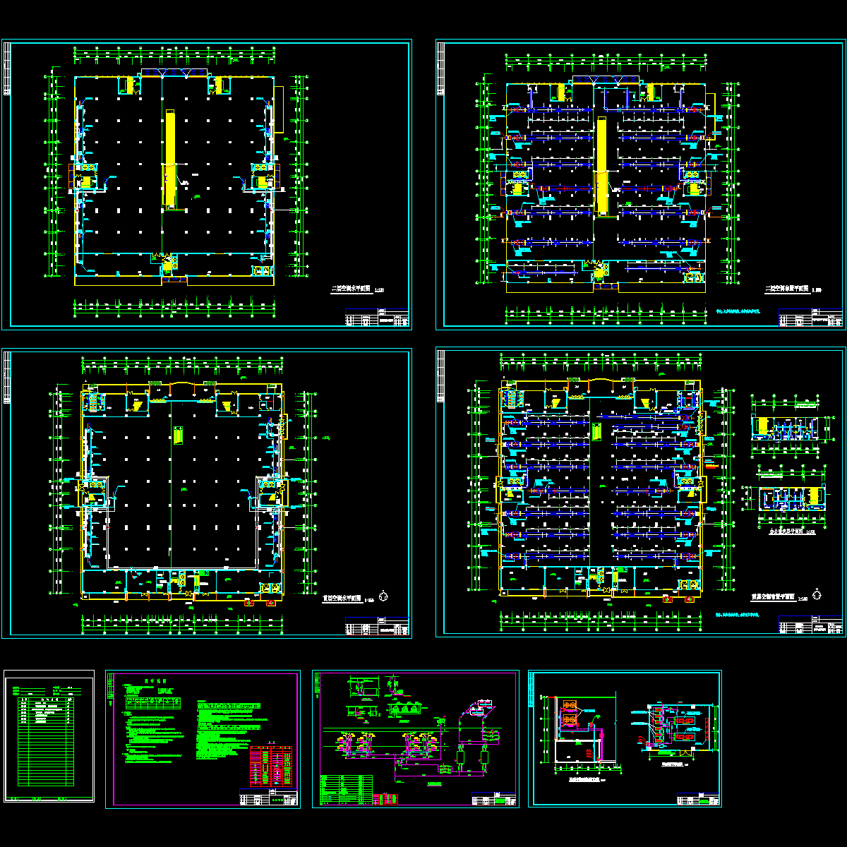 建材超市空调设计CAD施工图纸.dwg - 1