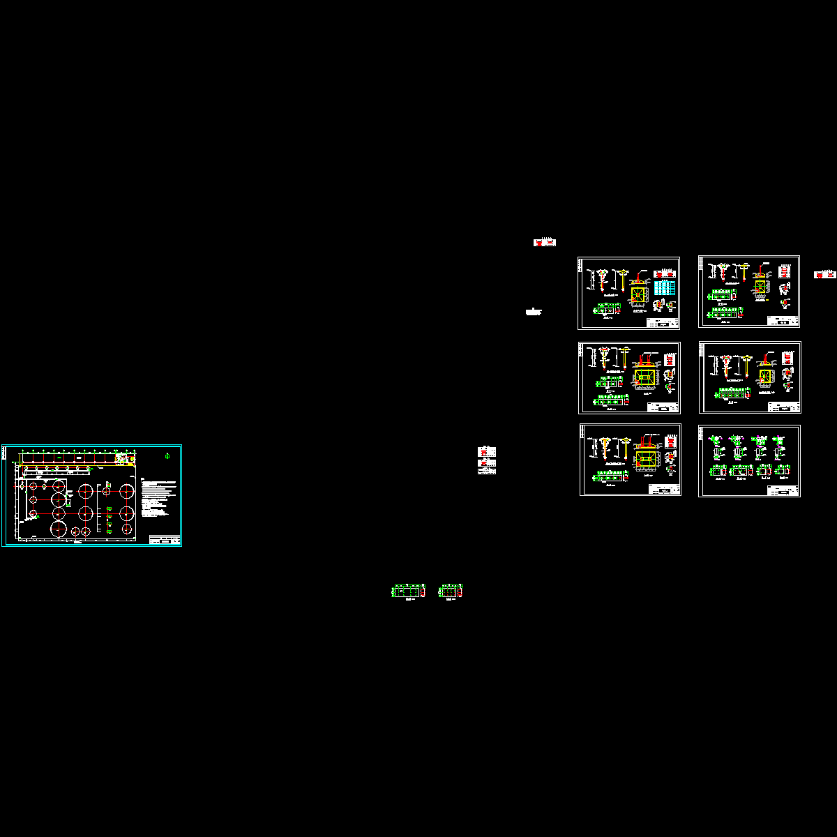 焦炉气设备基础节点构造CAD详图纸.dwg - 1