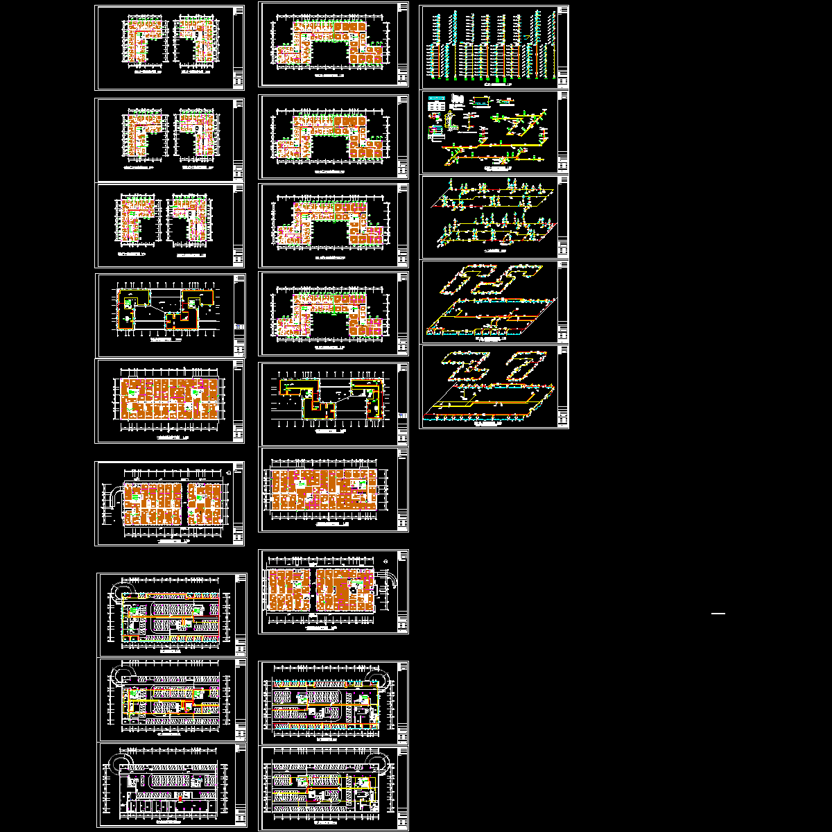 广场采暖设计CAD图纸，共23张.dwg - 1