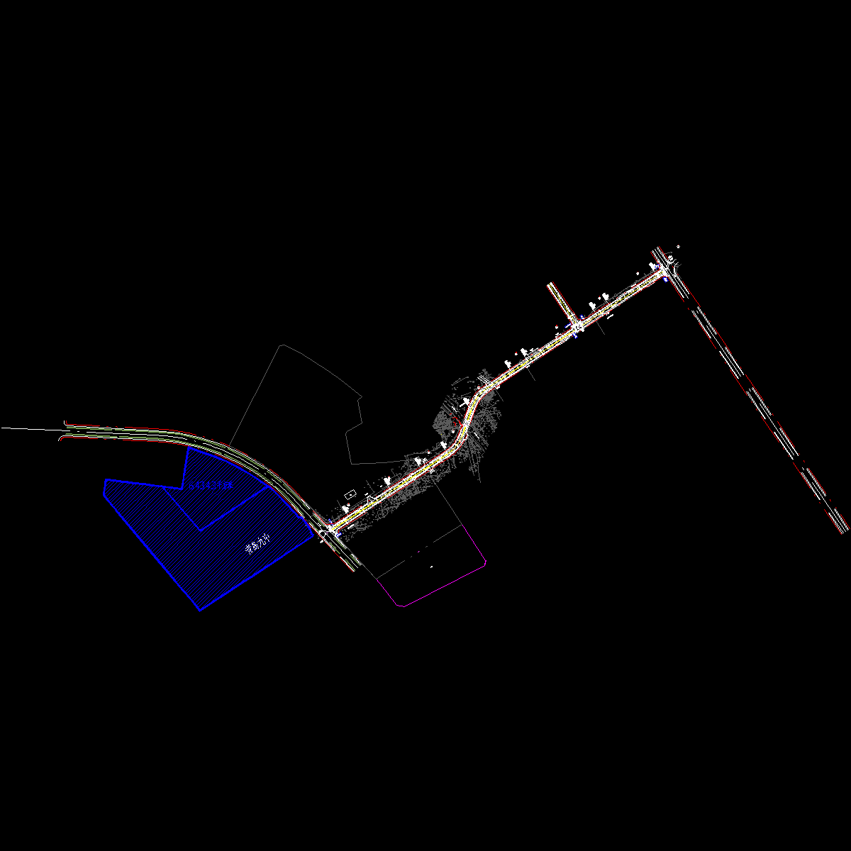 双向四车道次干路交通工程设计套图（12页图纸）.dwg - 1