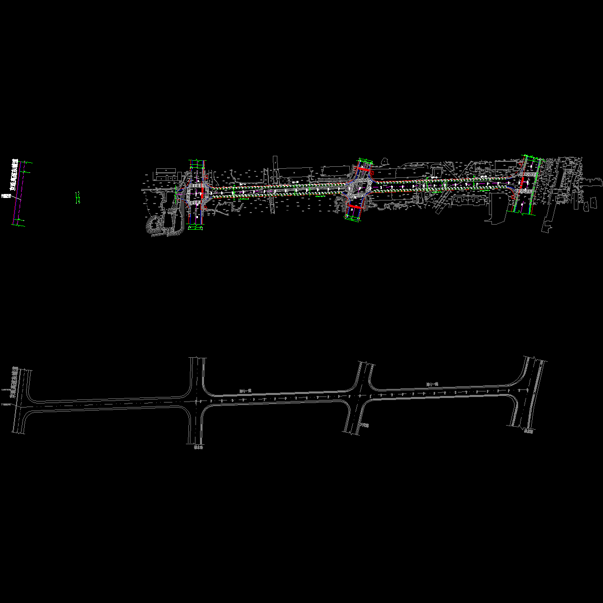 市政道路景观绿化工程CAD施工图设计，共9页大样图.dwg - 1