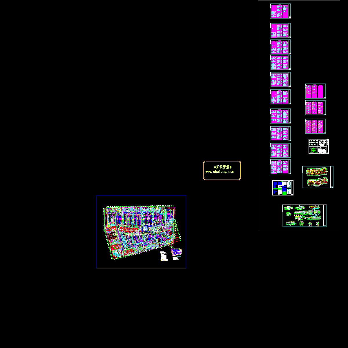 小区地下室通风图纸（设计说明）.dwg - 1