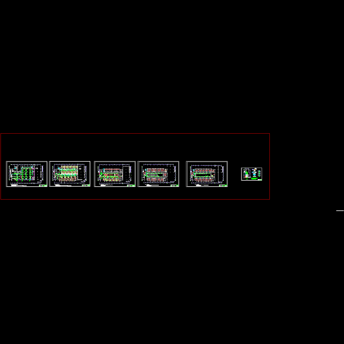 上5层办公楼空调图纸（6页图纸）.dwg - 1