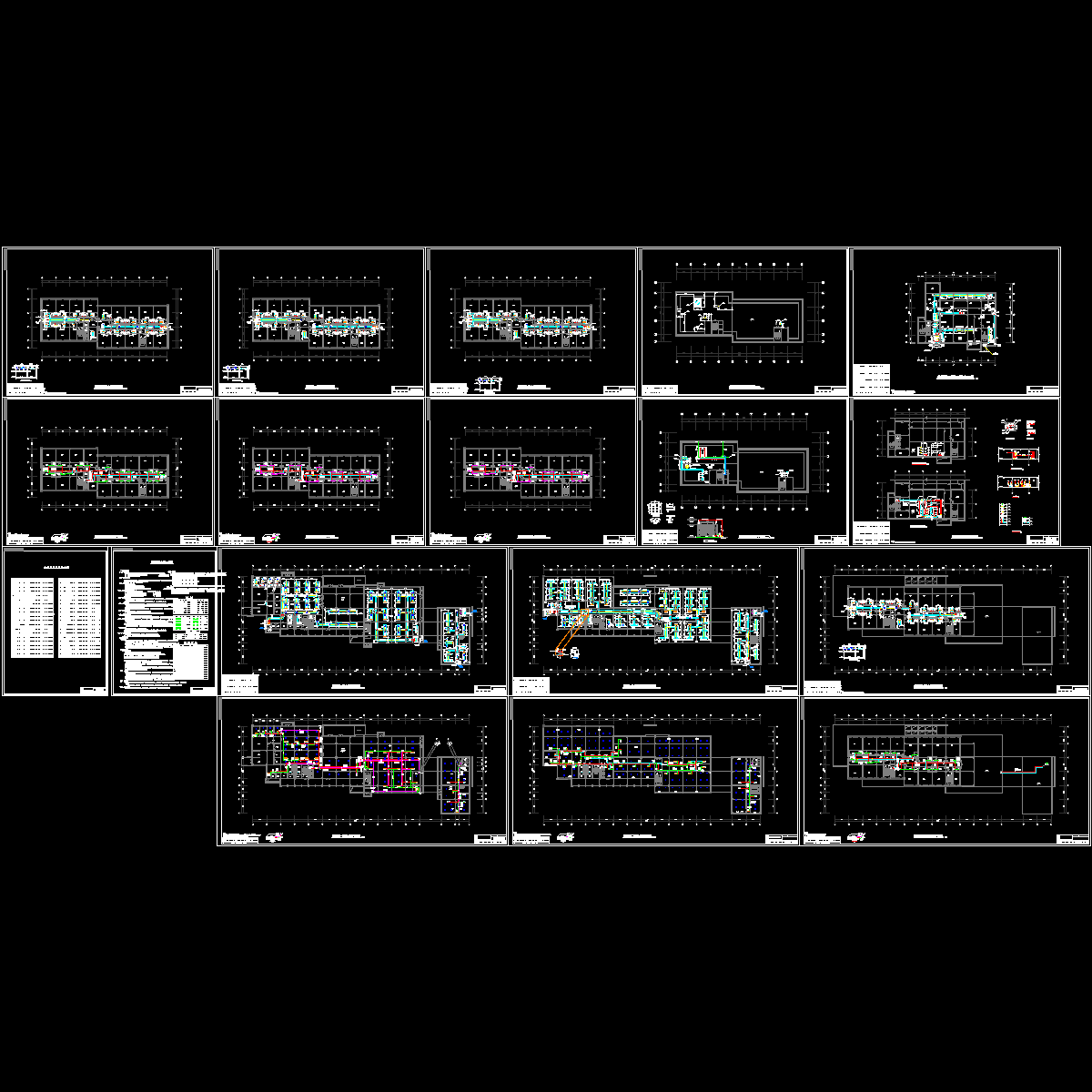 科研楼空调设计CAD施工图纸.dwg - 1