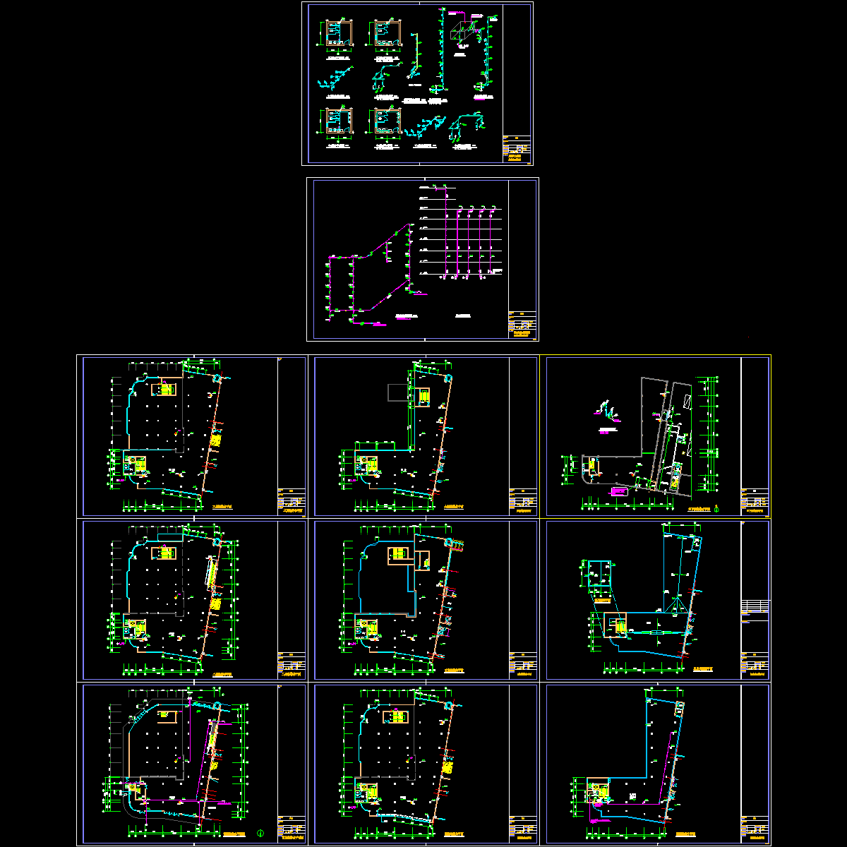 6层商场给排水消防设计CAD施工大样图.dwg - 1