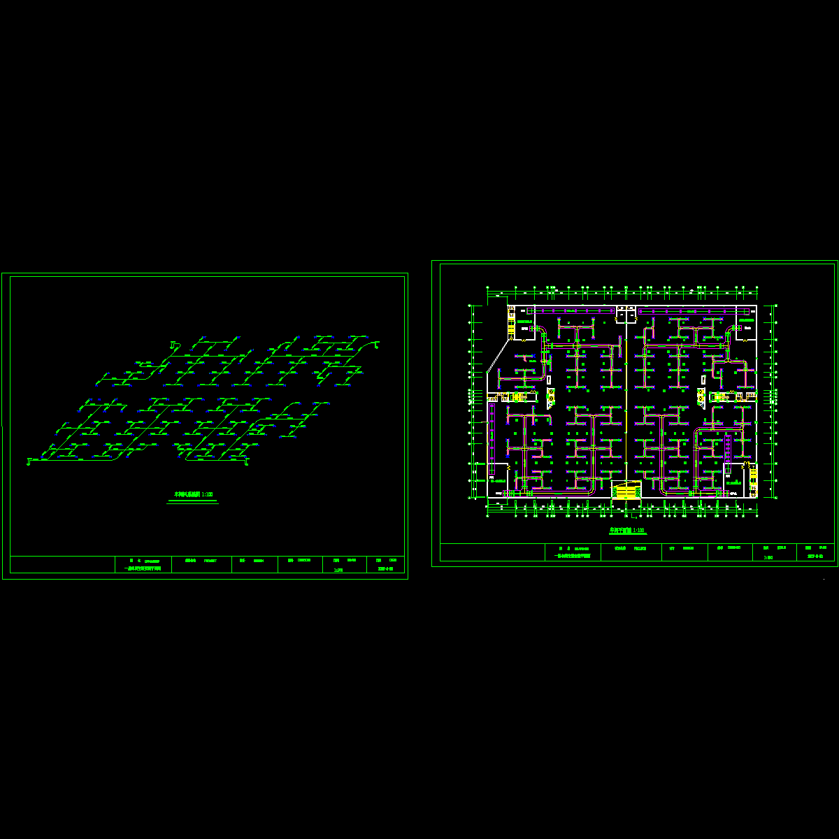 6000平车间空调设计CAD图纸.dwg - 1