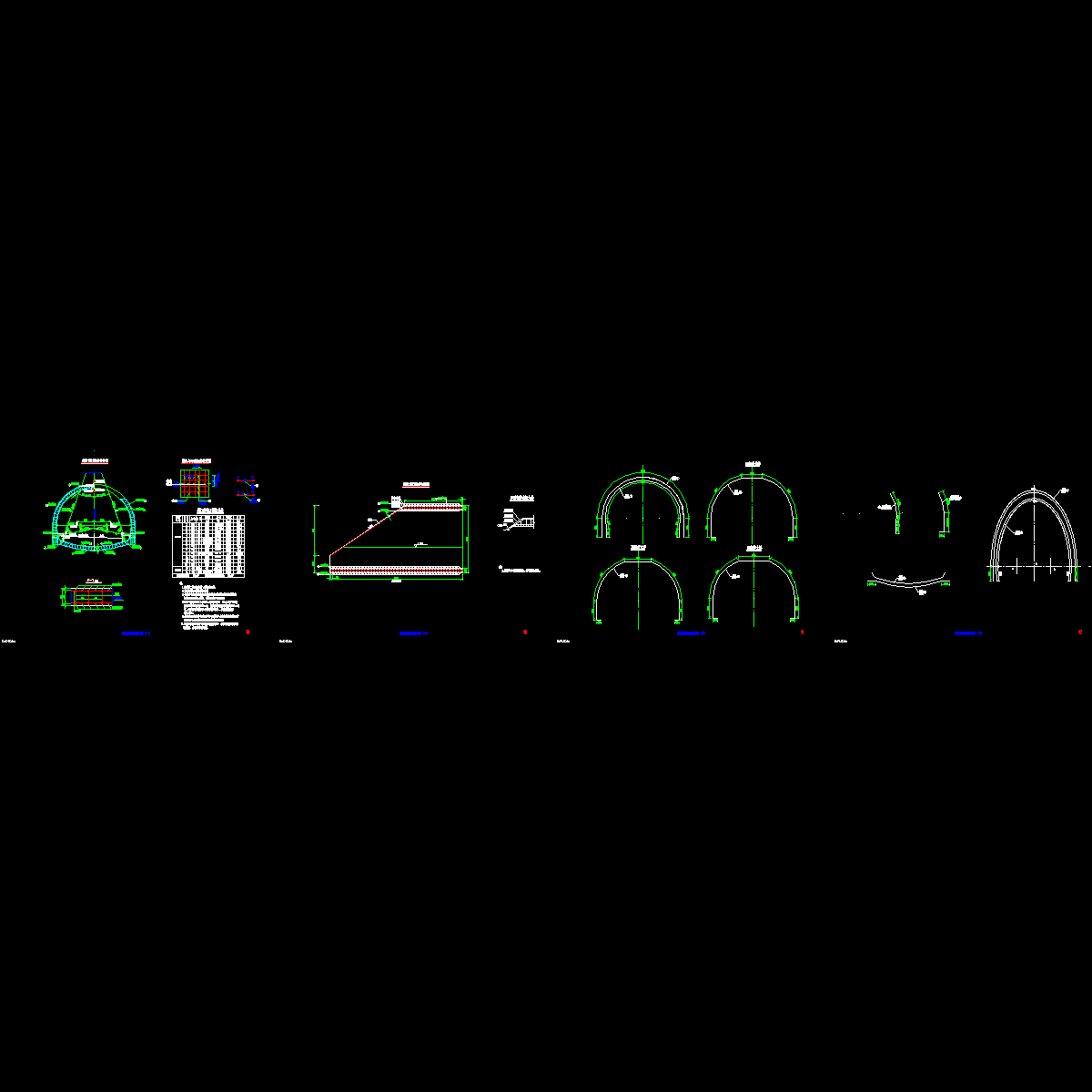 10-1削竹式洞门钢筋构造图.dwg