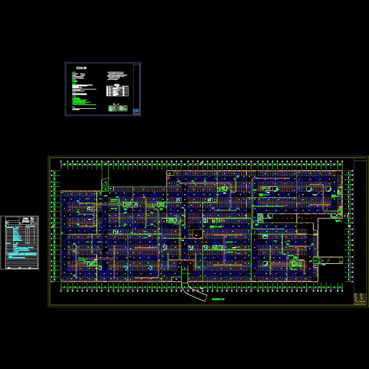 汽车库通风排烟设计CAD图纸.dwg - 1