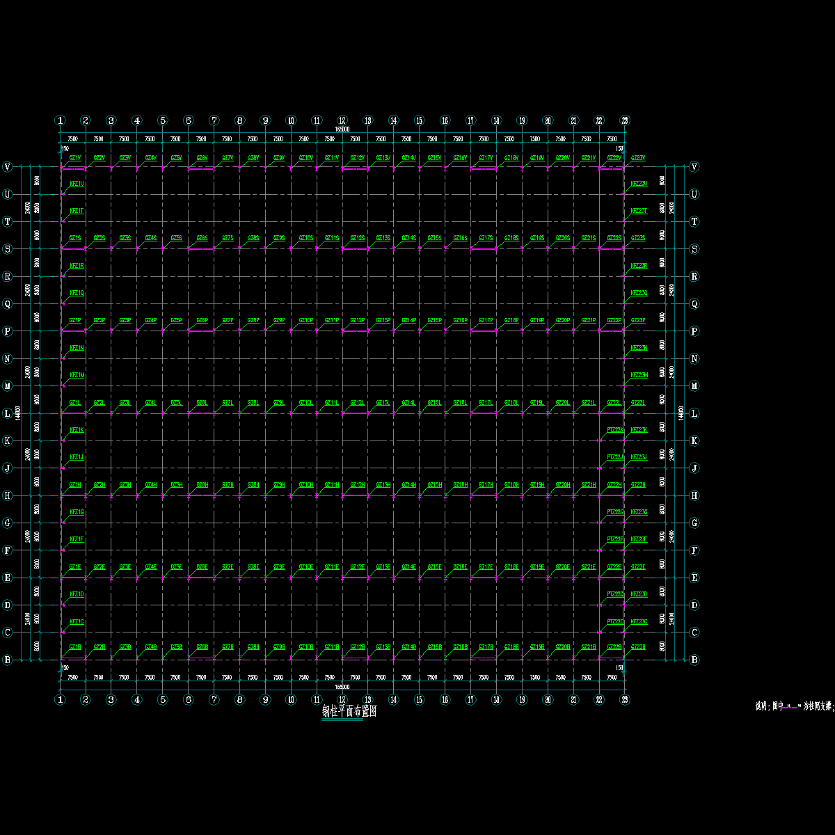 钢柱布置图.dwg