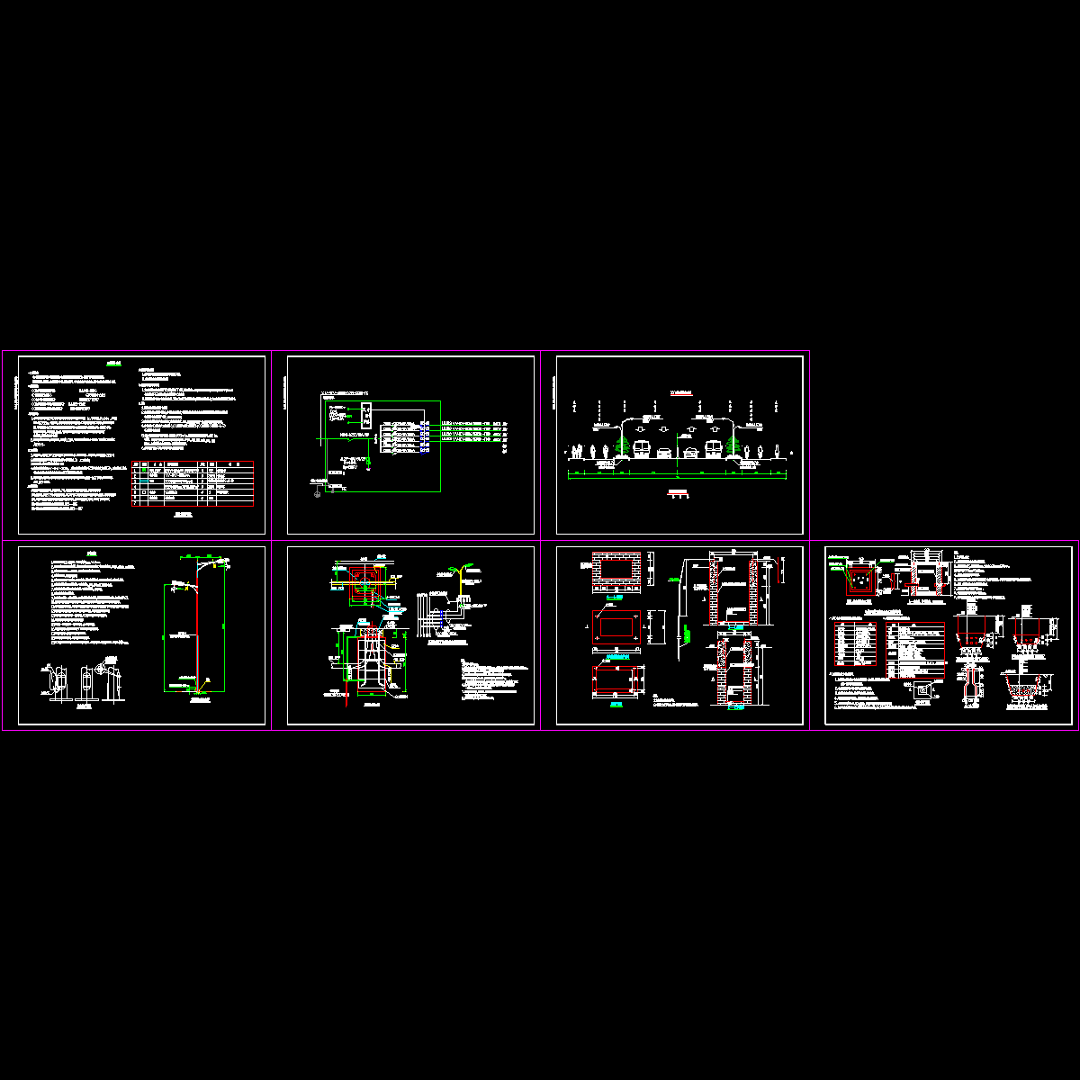 市政道路照明工程CAD施工图纸设计.dwg - 1