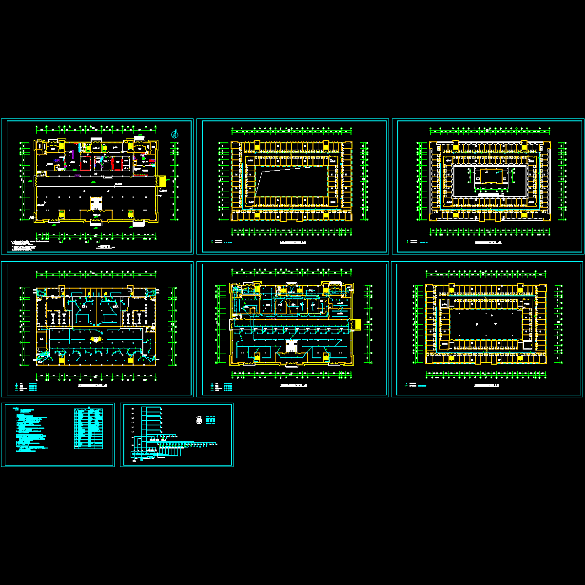 2层公寓综合楼消防设计CAD图纸.dwg - 1