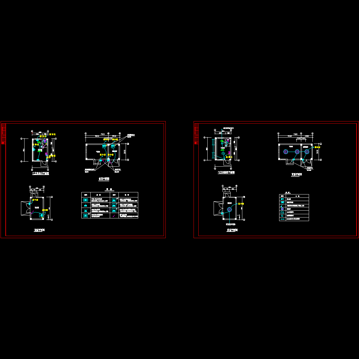 el-19~20门卫室设备间气化间插座照明图.dwg