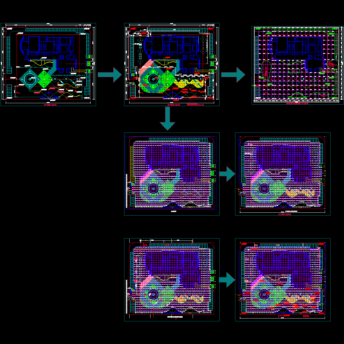 广播电视教育中心环境景观CAD施工图纸.dwg - 1