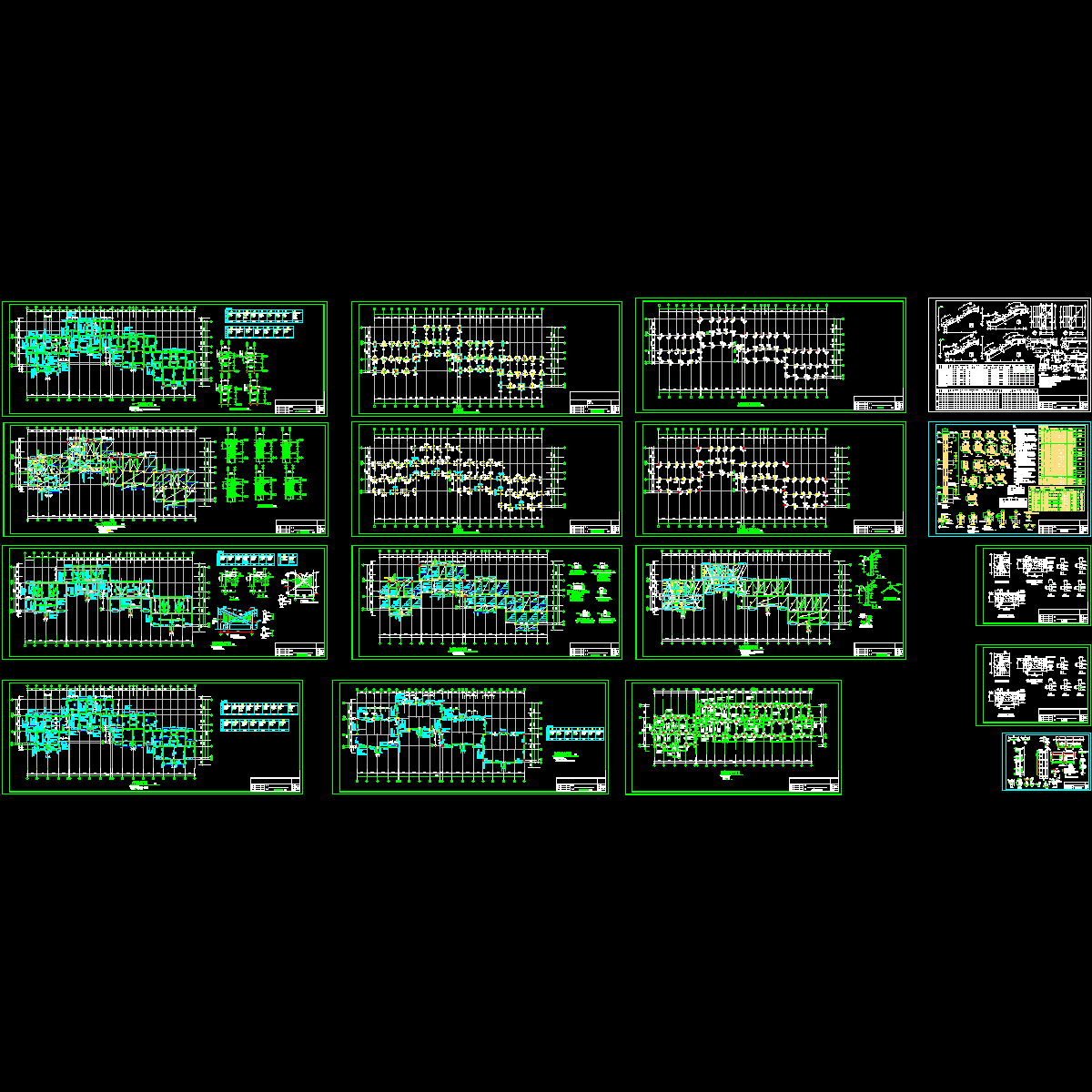 多层住宅楼的结构设计CAD施工图纸.dwg - 1