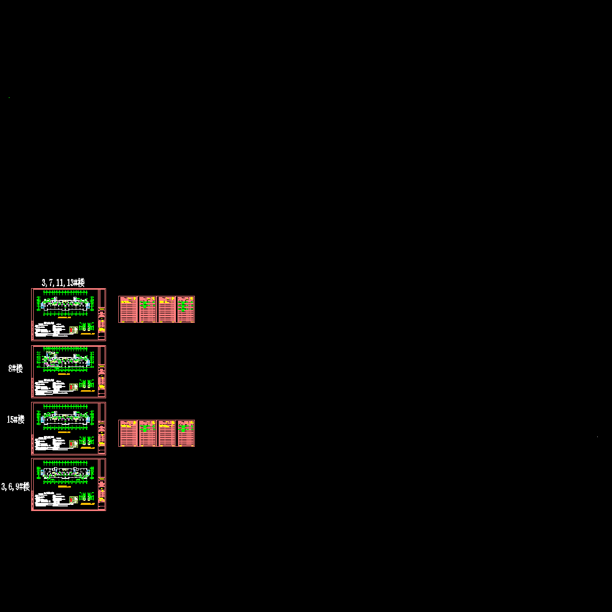 小高层住宅楼通风设计CAD施工图纸.dwg - 1