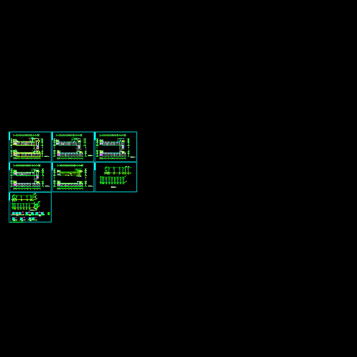 上5层教学楼采暖图纸（7页图纸）.dwg - 1