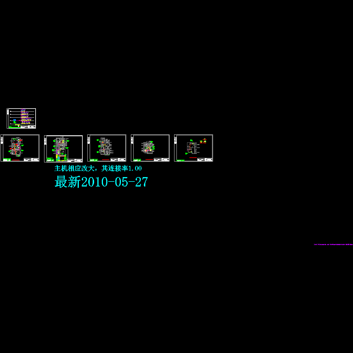 3层别墅空调设计CAD施工图纸.dwg - 1