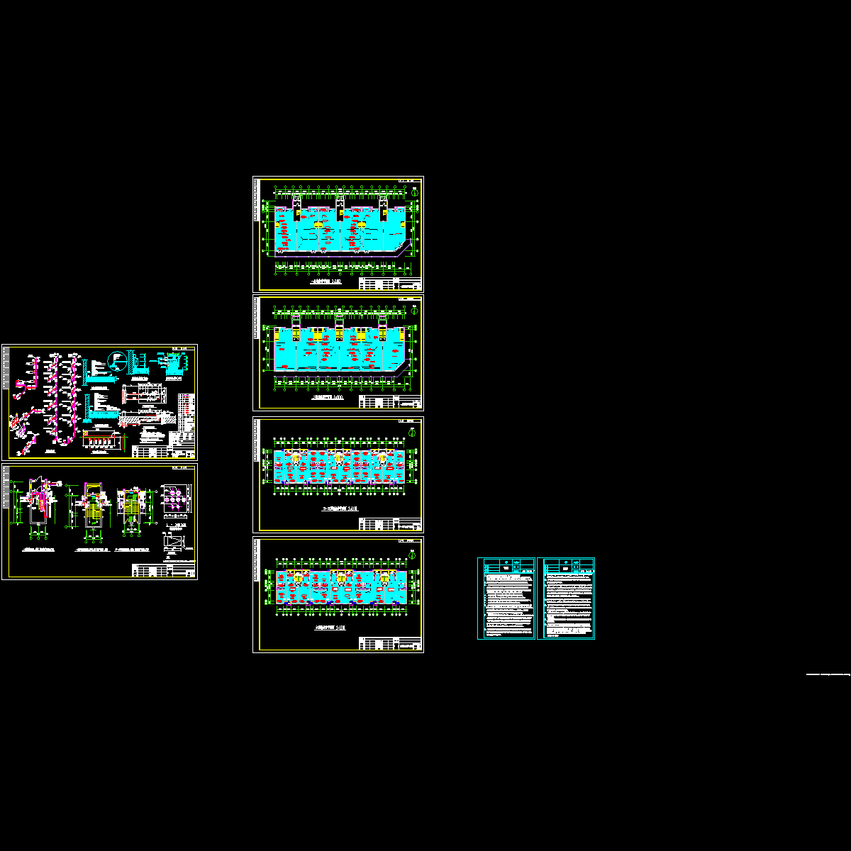 3781平米6层住宅楼地暖图纸（8页图纸）.dwg - 1