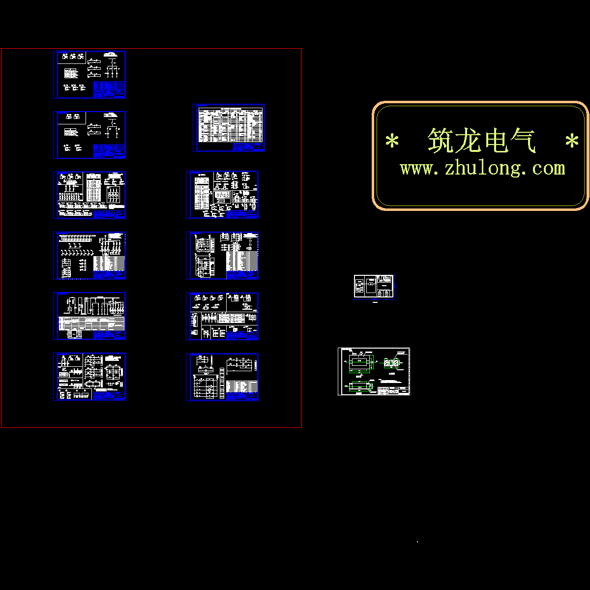 500KVA箱变电气设计CAD图纸.dwg - 1