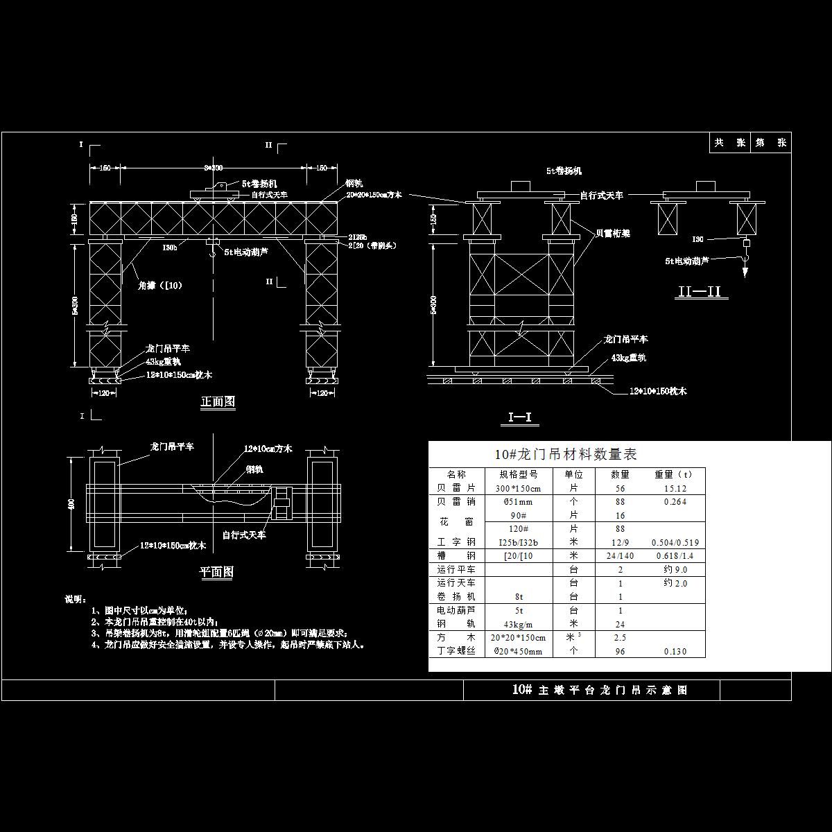 主墩平台龙门吊构造图3.dwg